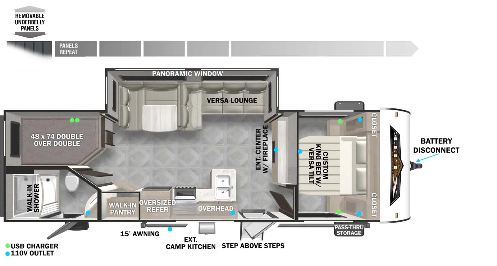 263BHXL Floorplan Image